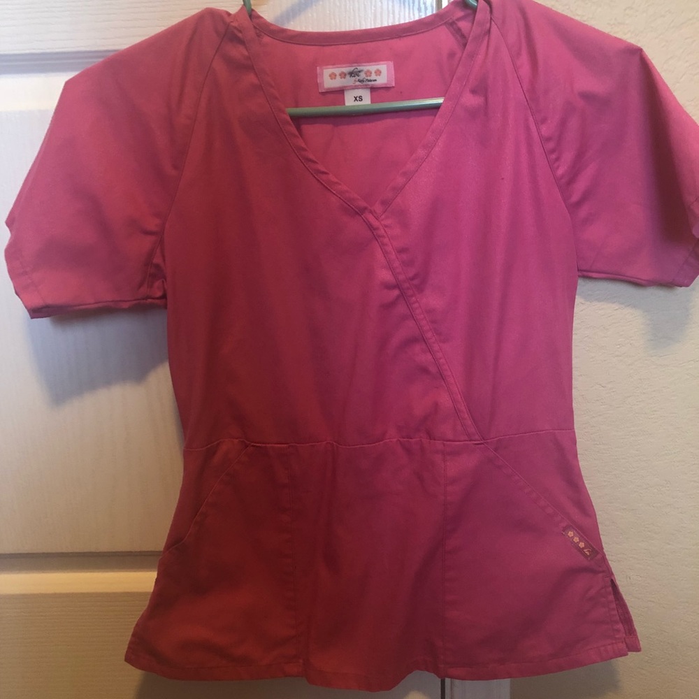 Koi scrub top